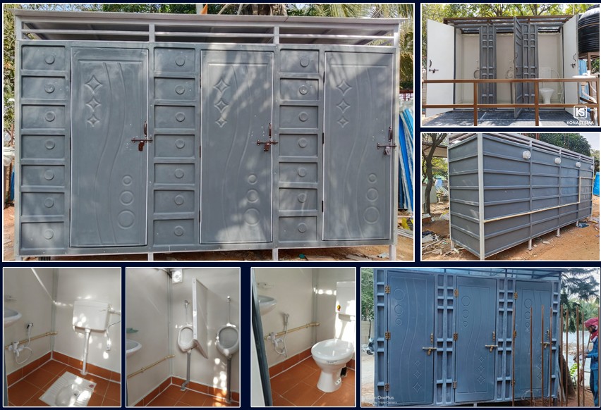 portable toilet Combined