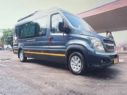 Air-conditioned van available for rent